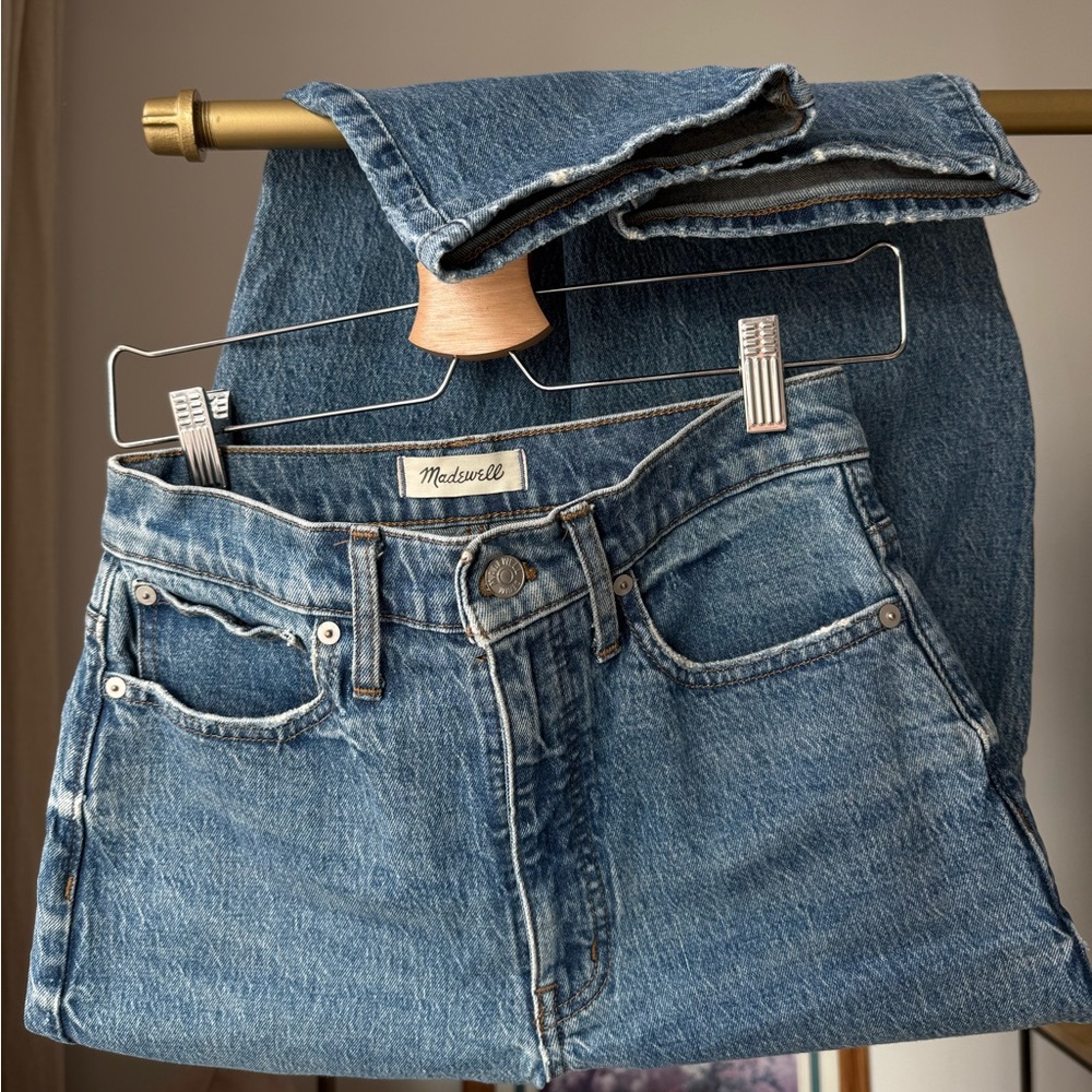 Madewell Balloon Jeans Blue High Rise, Trendy, Size 26 - Picture 7 of 14